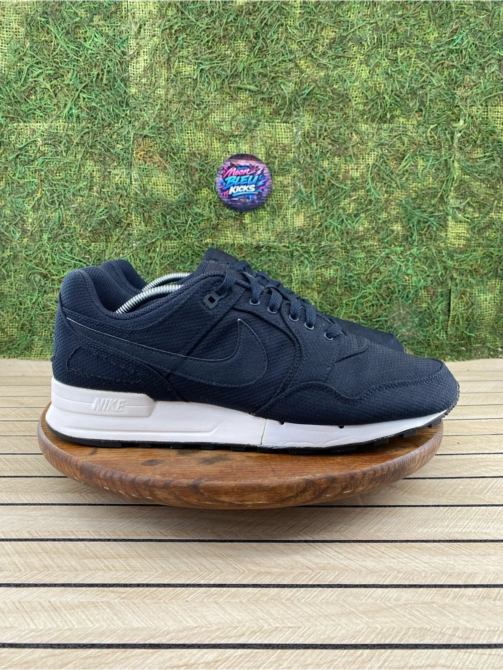 Nike AIR PEGASUS '89 TXT Lifestyle Shoes- Dark Obsidian Athletic Sneakers
